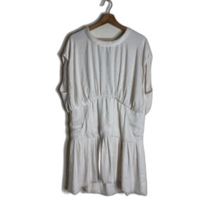 Theyskens Theory Diza Dress Womens Medium Porcelain White flowy cute girly M